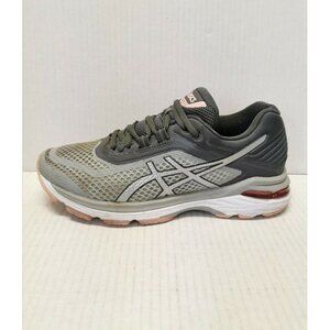 ASICS Women's Gt-2000 6 Grey /Peach /Carbon Running Shoes Size 7.5 M (B) T855N